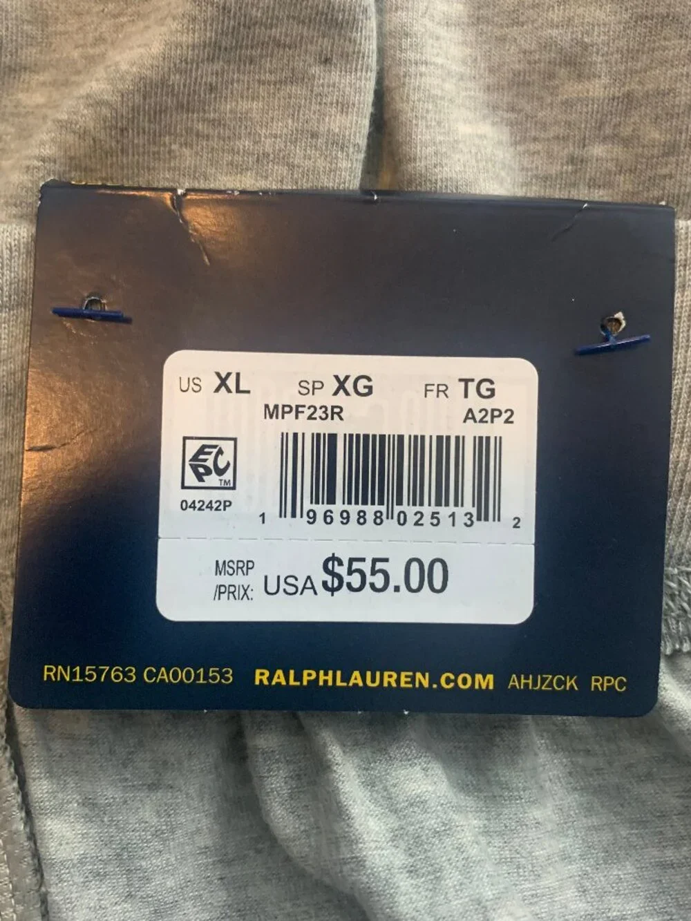 Polo Ralph Lauren Men's Logo Jogger Lounge Pajama Pants, Andover Gray, XL
